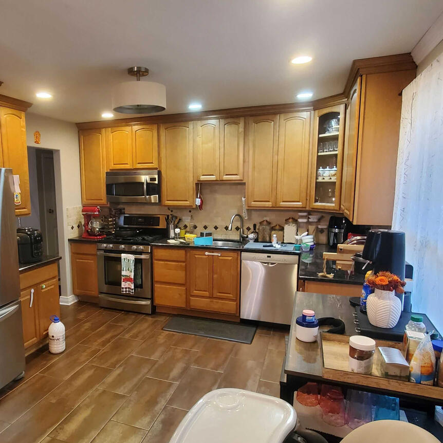 Kitchen #3 before cabinet refacing. Kitchen 3 Before Cabinet Refacing.